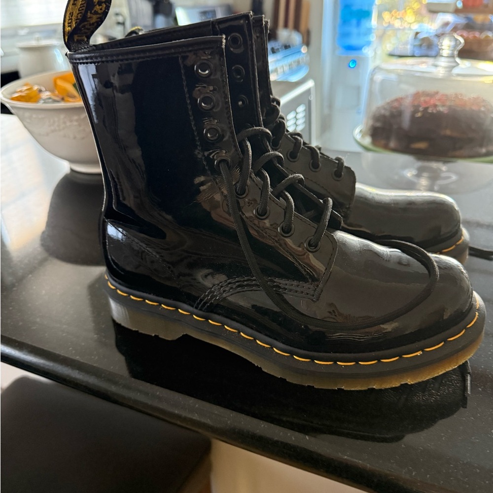 Dr. Martens Black Combat Boots